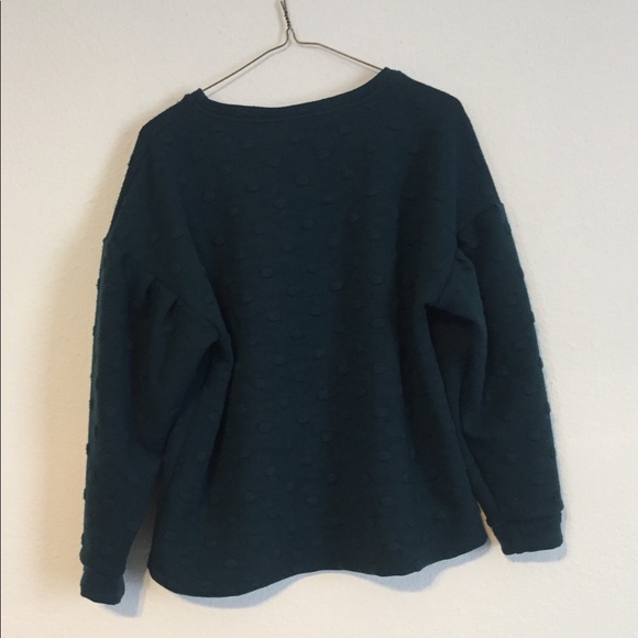 W5 ~ Deep Green Sweater Top ~ Size Medium - Picture 4 of 5